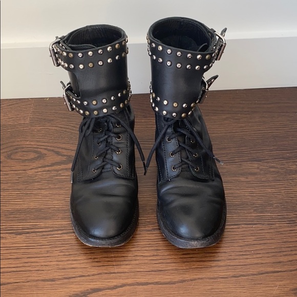 Isabel Marant studded combat boots size 38 - Picture 2 of 8